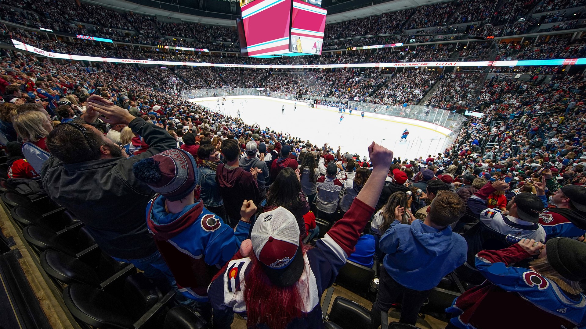 Official Ball Arena hockey bowl view